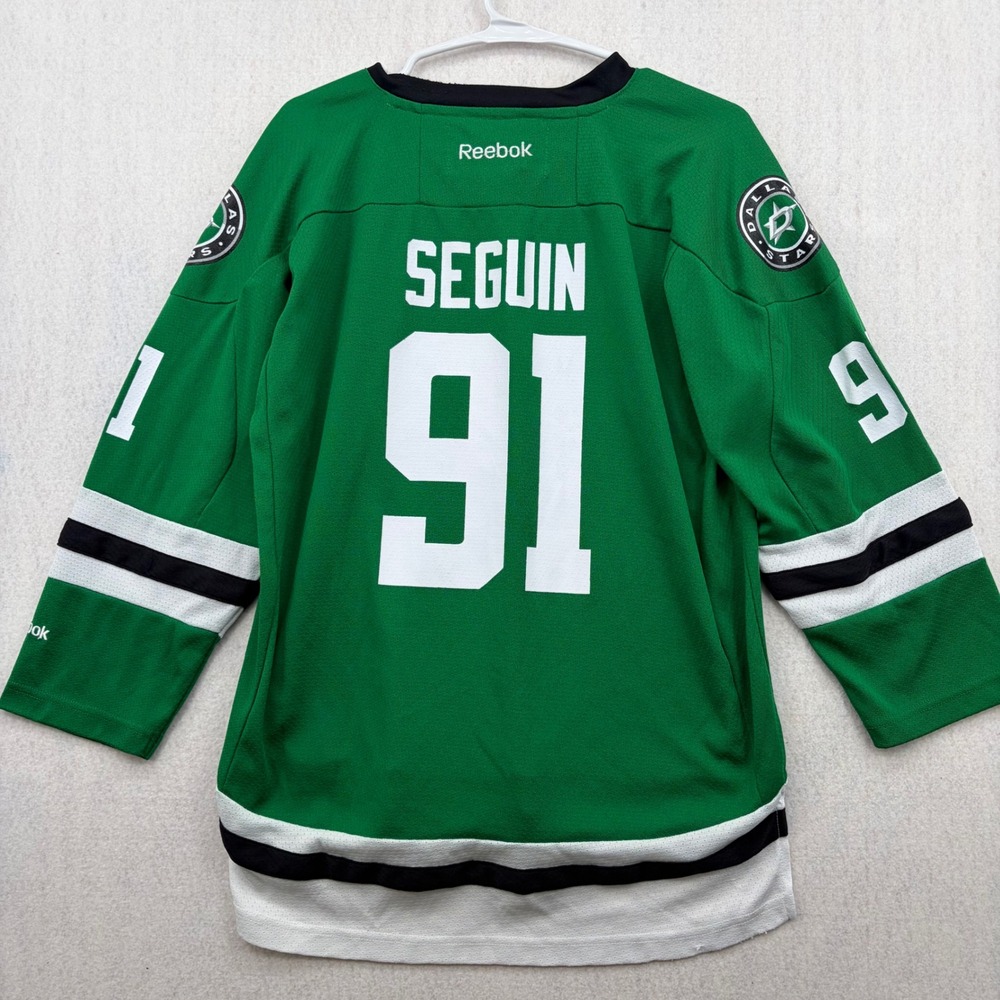 Reebok Dallas Stars Tyler Seguin 91 Youth Jersey Green L/XL NHL Hockey
